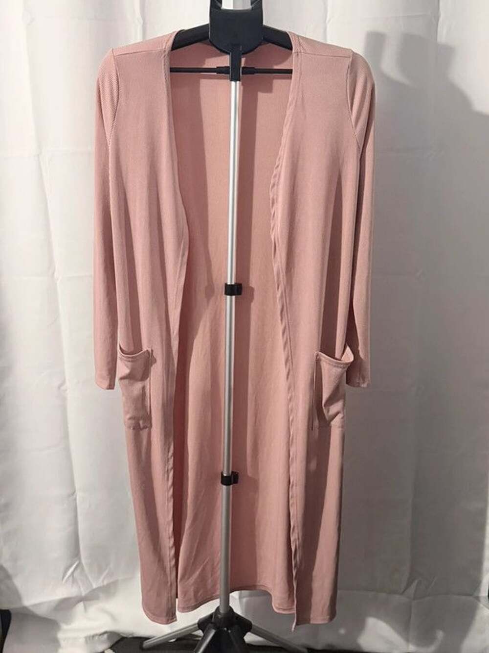 Long Pink Cardigan